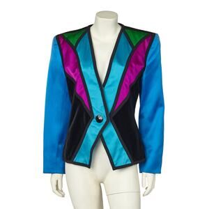 Yves Saint Laurent colour-block jacket